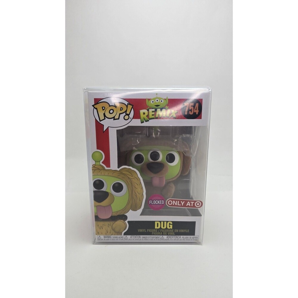 Dug Flocked #754 Target Exclusive - Brand New - Funko POP Disney w/protector